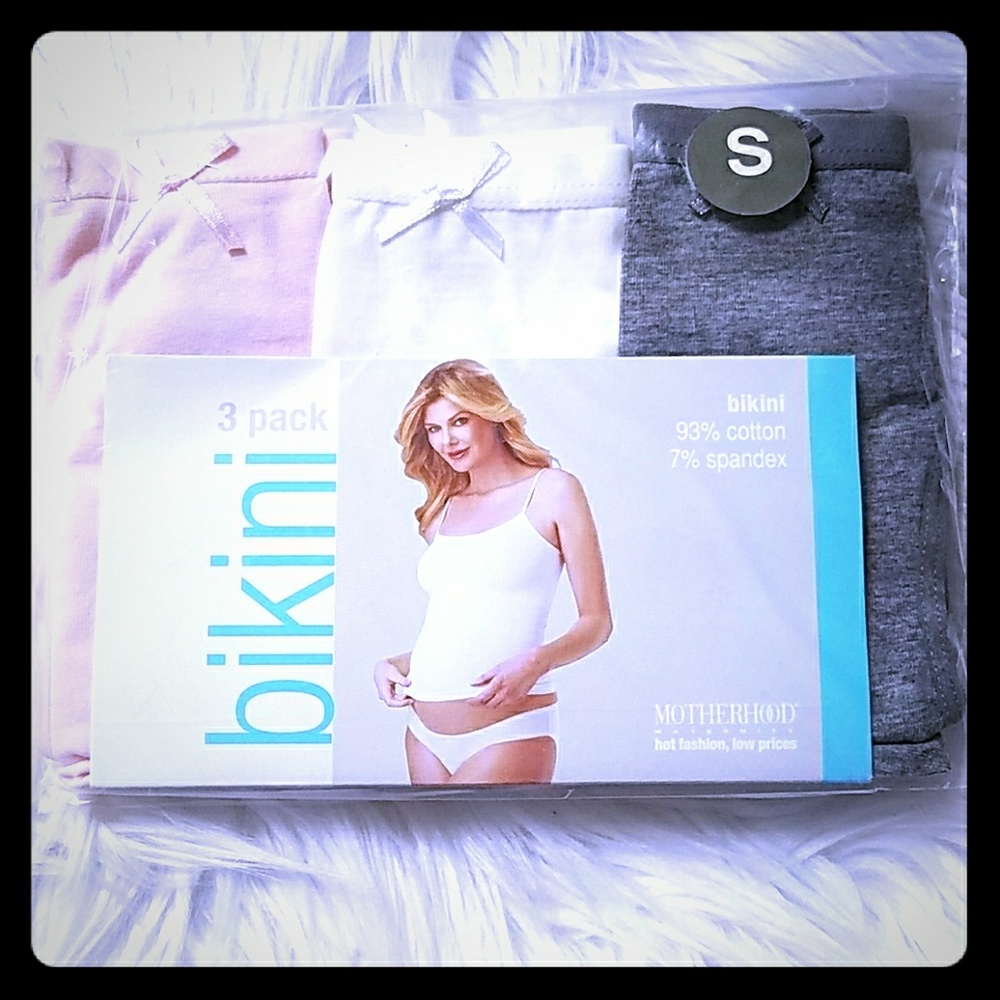 Motherhood Maternity 3 pack bikini panties